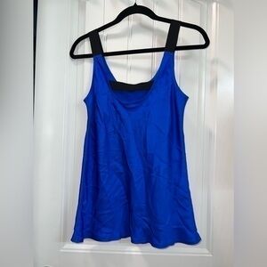 Theory Irea Blue Viscose Tank Top